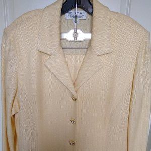 Yellow spring/summer St. John suit